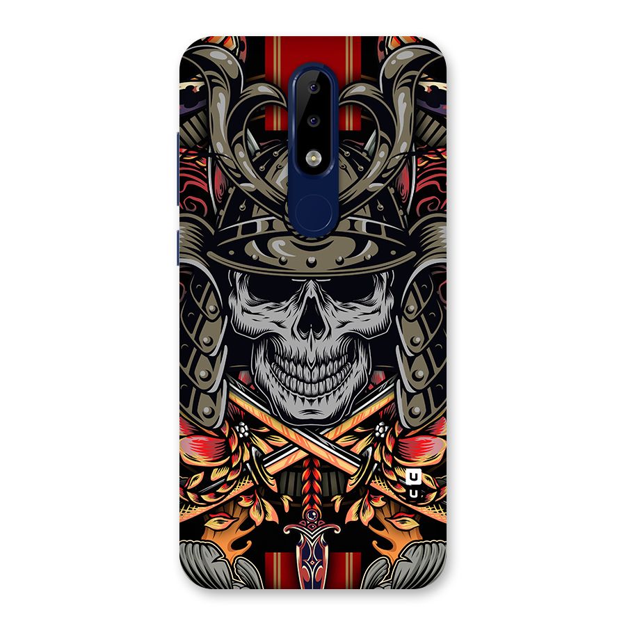 Skull Swords Snakes Back Case for Nokia 5.1 Plus