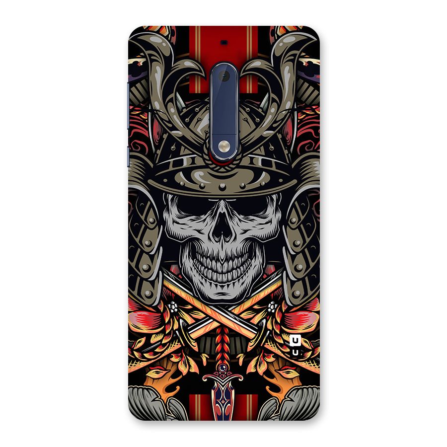 Skull Swords Snakes Back Case for Nokia 5