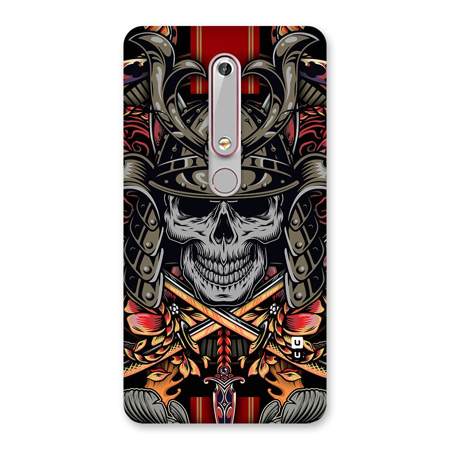 Skull Swords Snakes Back Case for Nokia 6.1