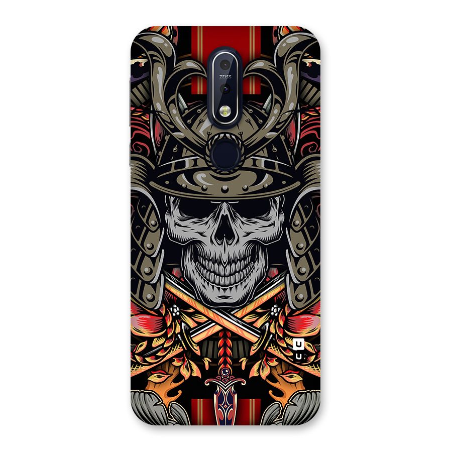 Skull Swords Snakes Back Case for Nokia 7.1