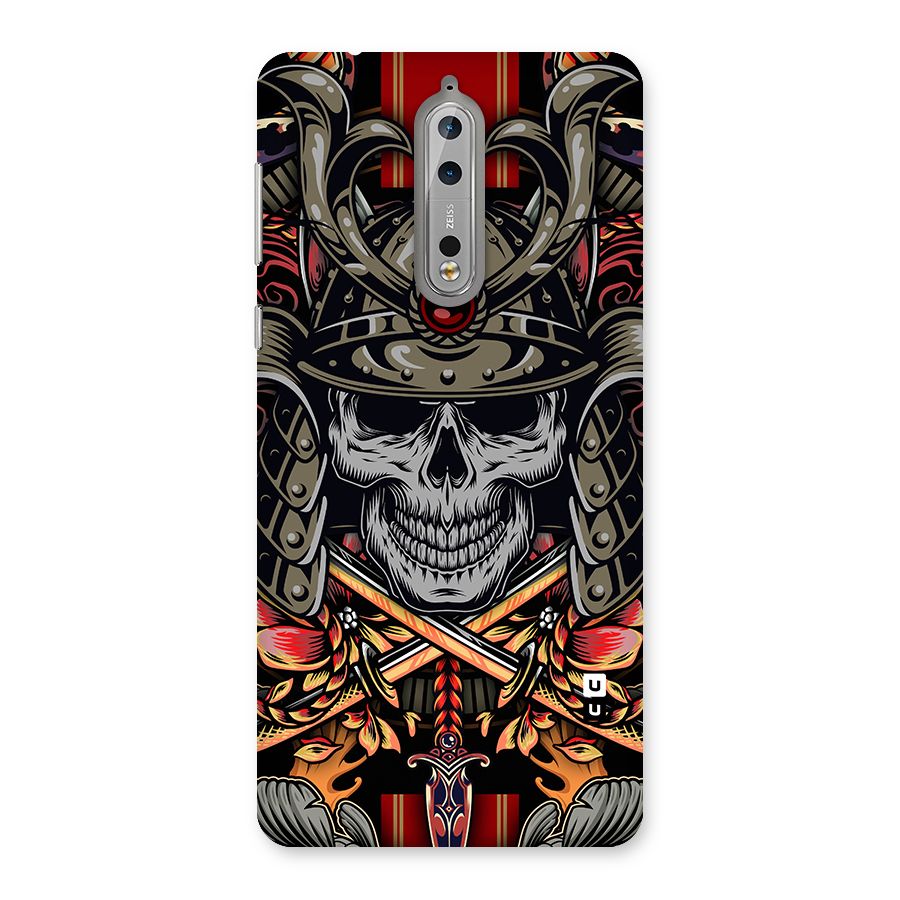 Skull Swords Snakes Back Case for Nokia 8