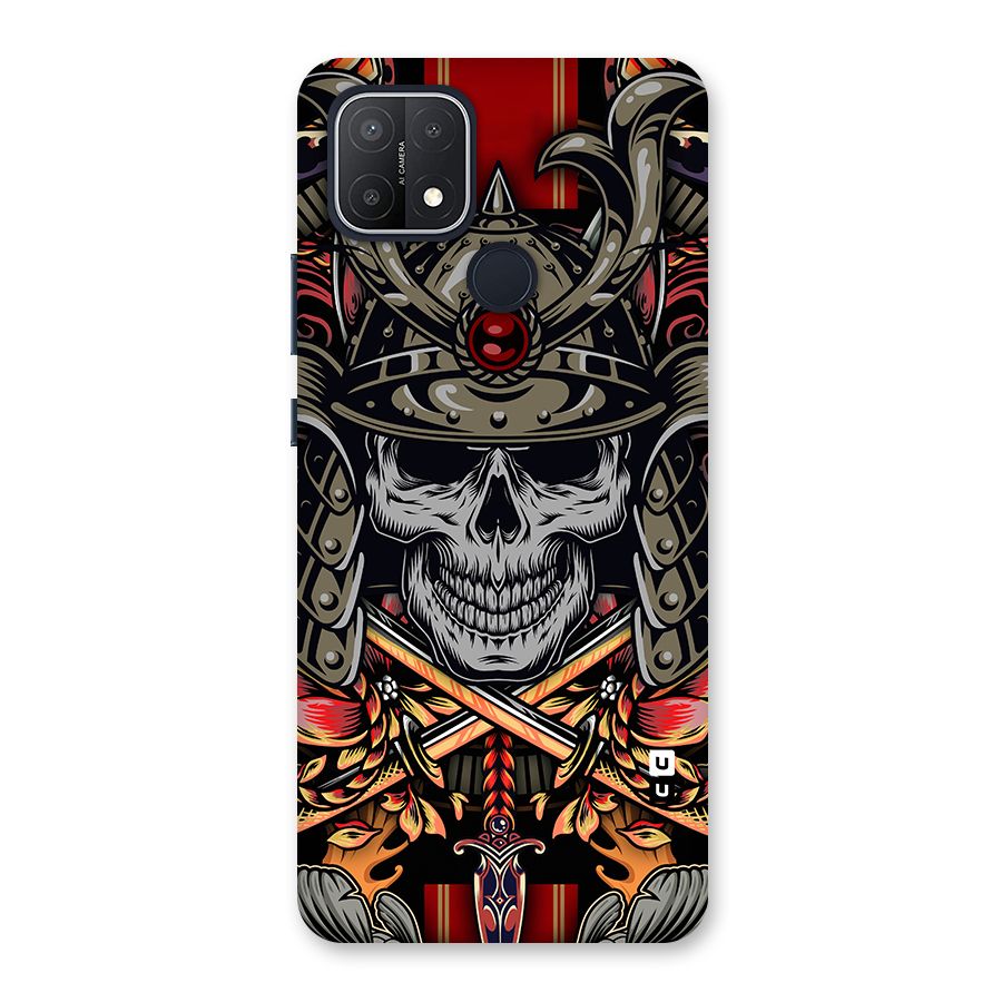 Skull Swords Snakes Back Case for Oppo A15