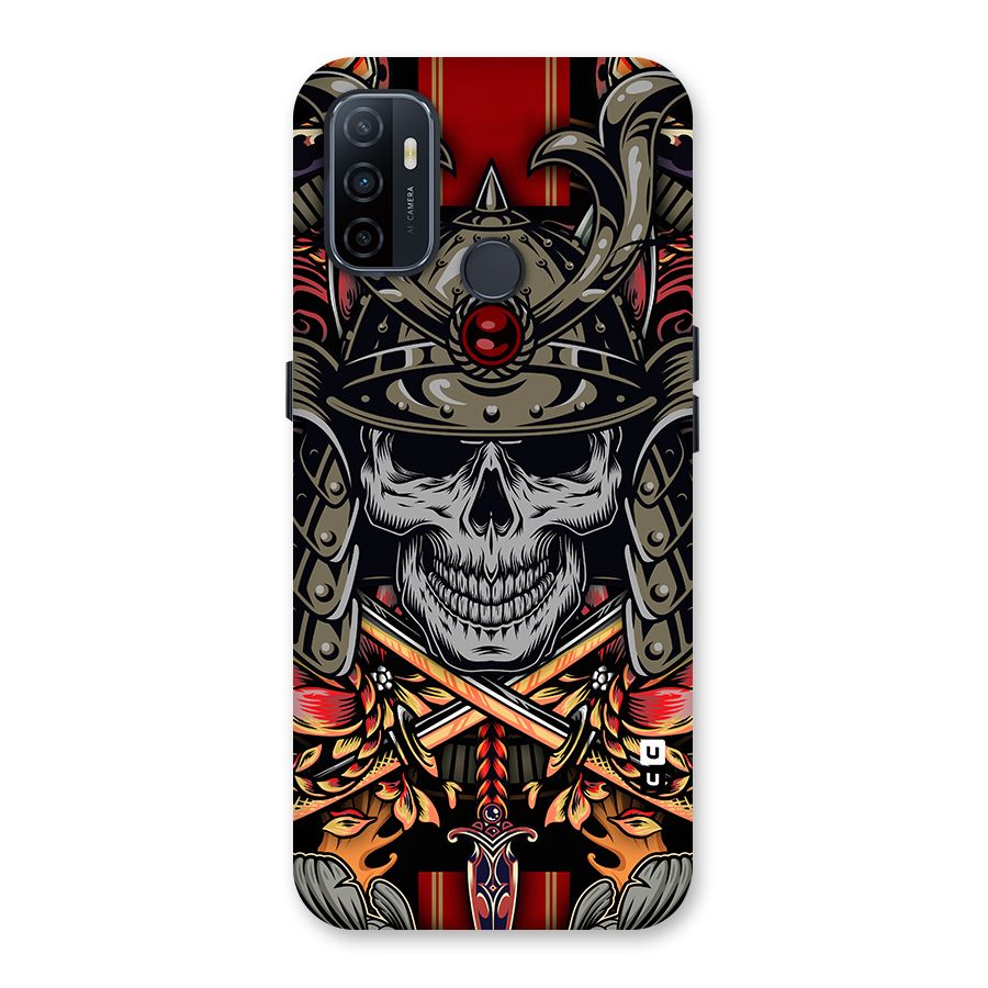Skull Swords Snakes Back Case for Oppo A32