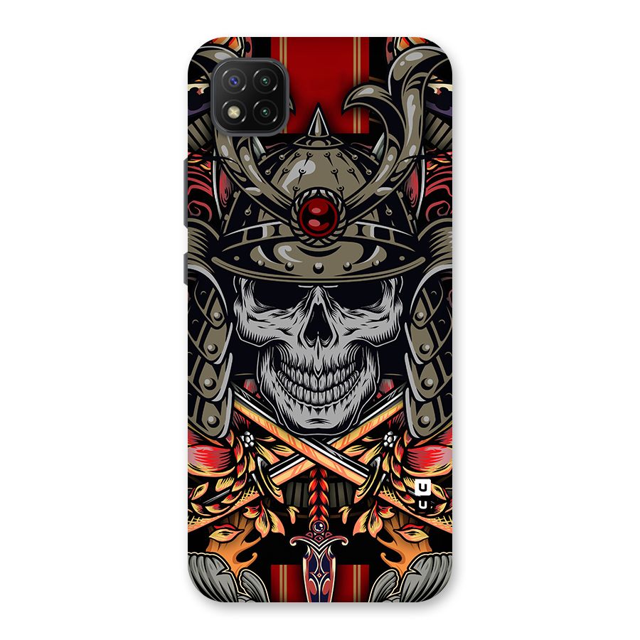 Skull Swords Snakes Back Case for Poco C3