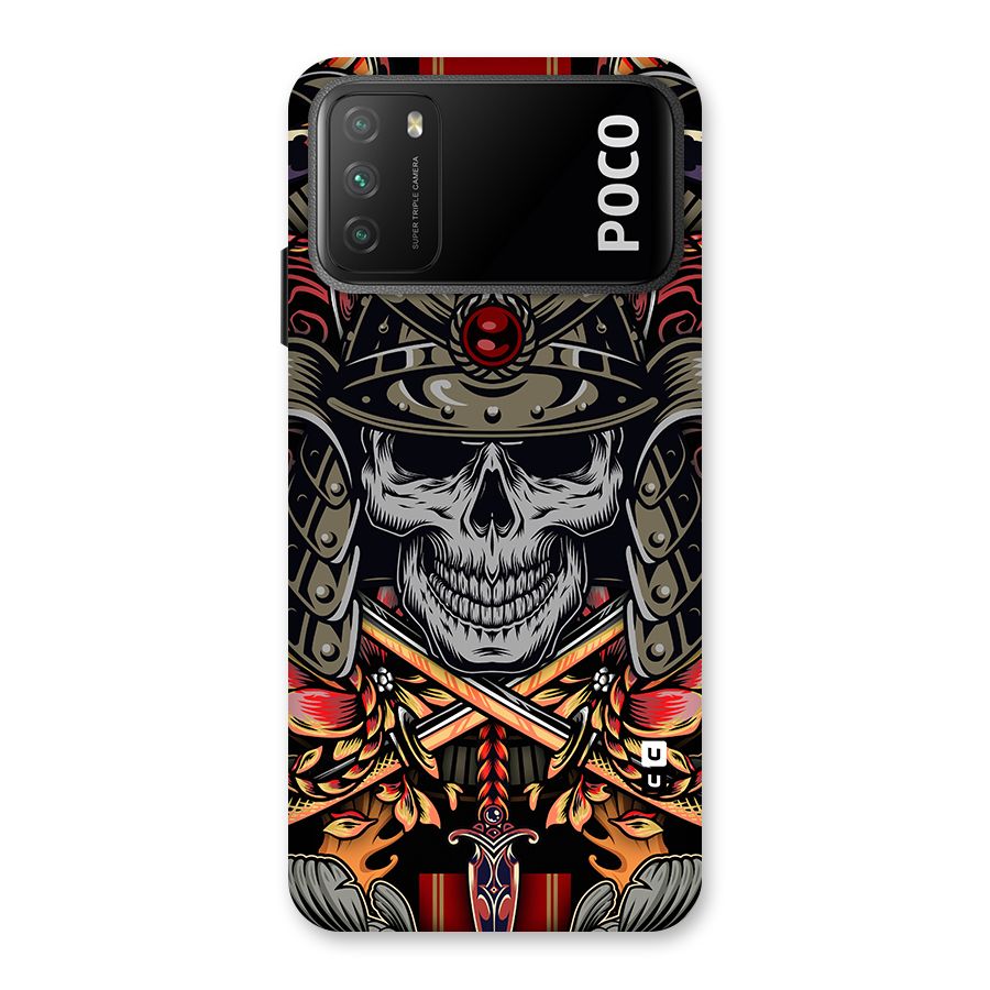 Skull Swords Snakes Back Case for Poco M3