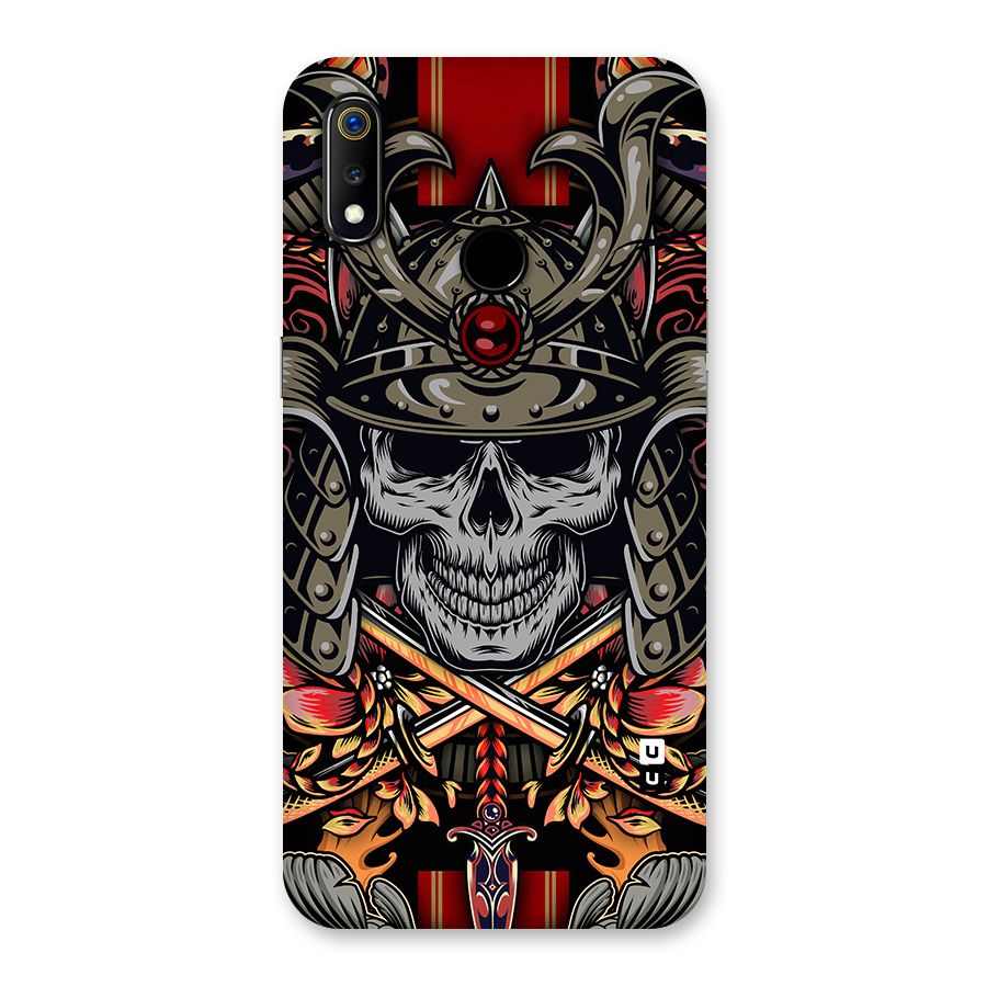 Skull Swords Snakes Back Case for Realme 3