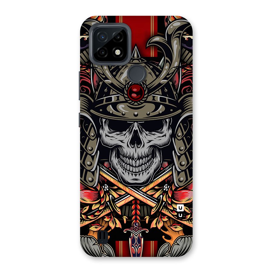 Skull Swords Snakes Back Case for Realme C21