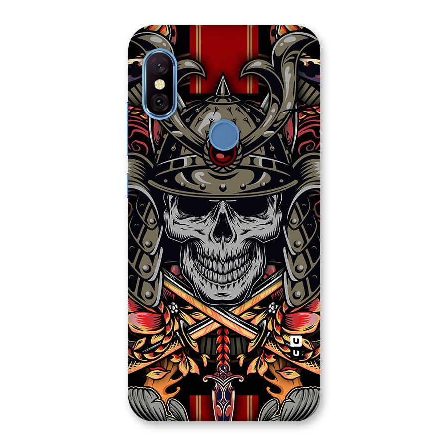 Skull Swords Snakes Back Case for Redmi Note 6 Pro