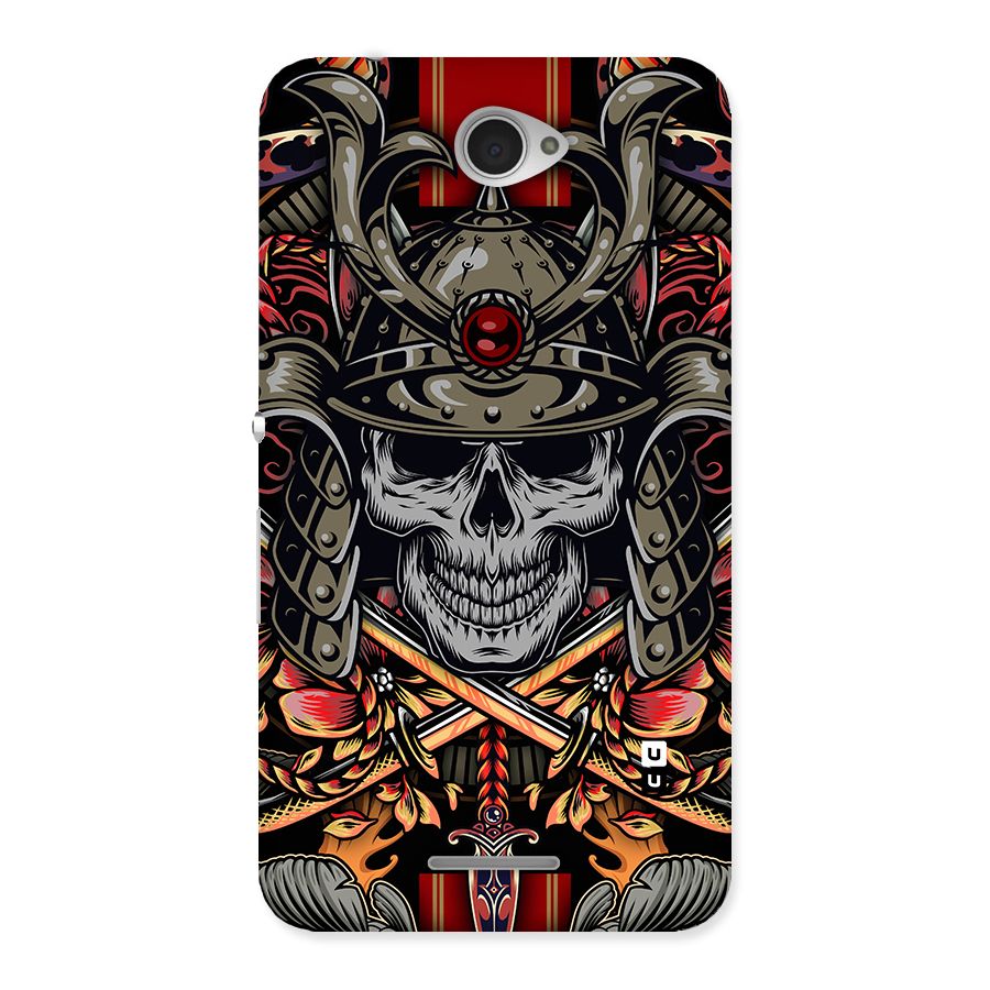 Skull Swords Snakes Back Case for Sony Xperia E4