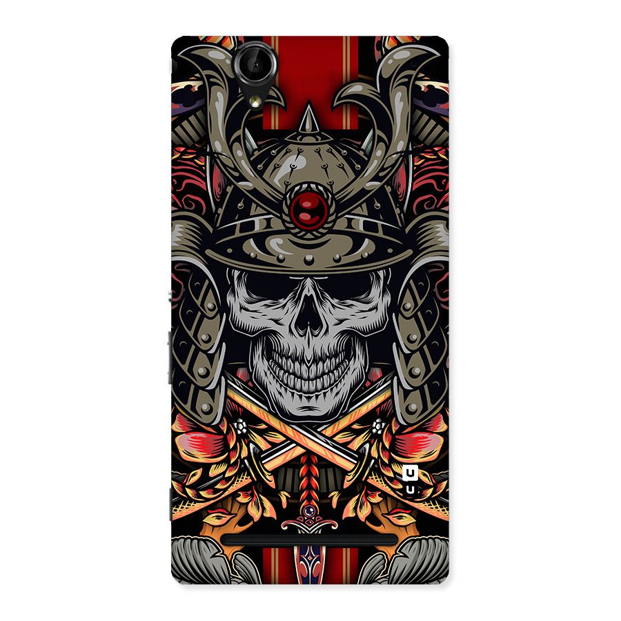 Skull Swords Snakes Back Case for Sony Xperia T2
