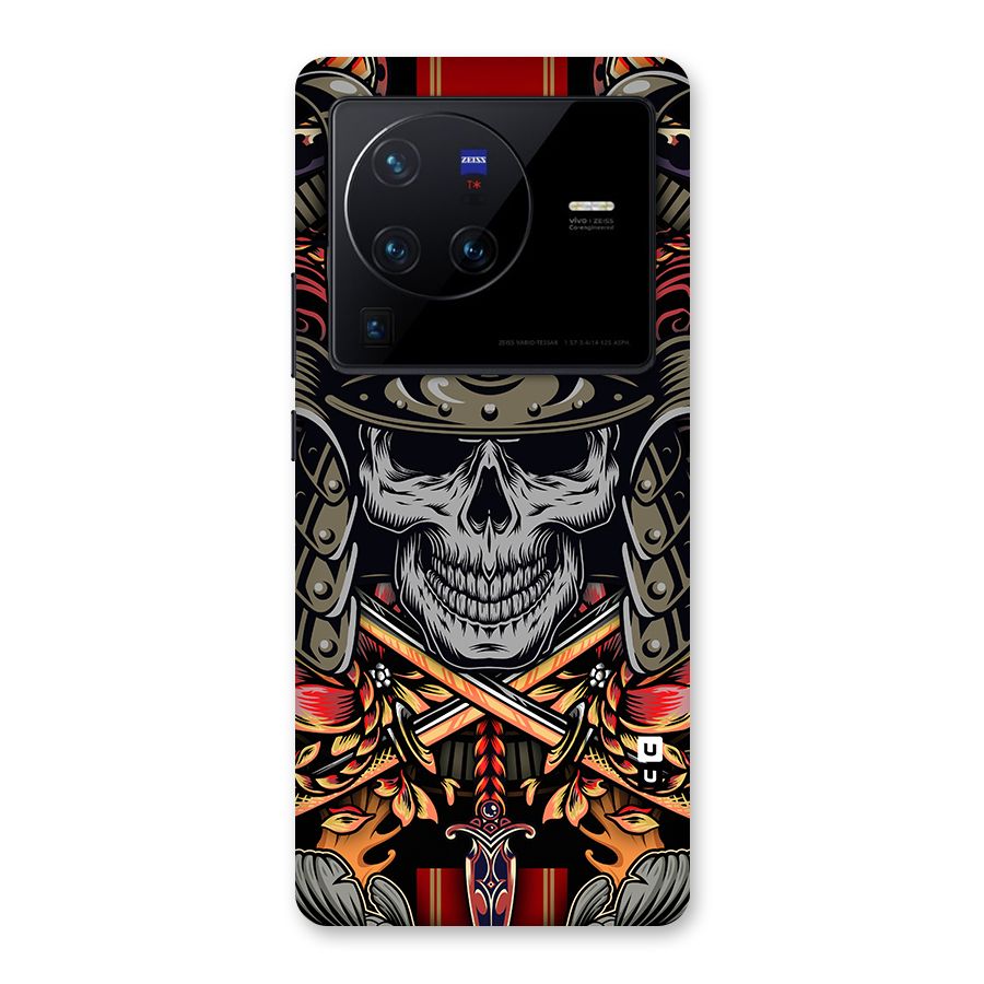Skull Swords Snakes Back Case for Vivo X80 Pro