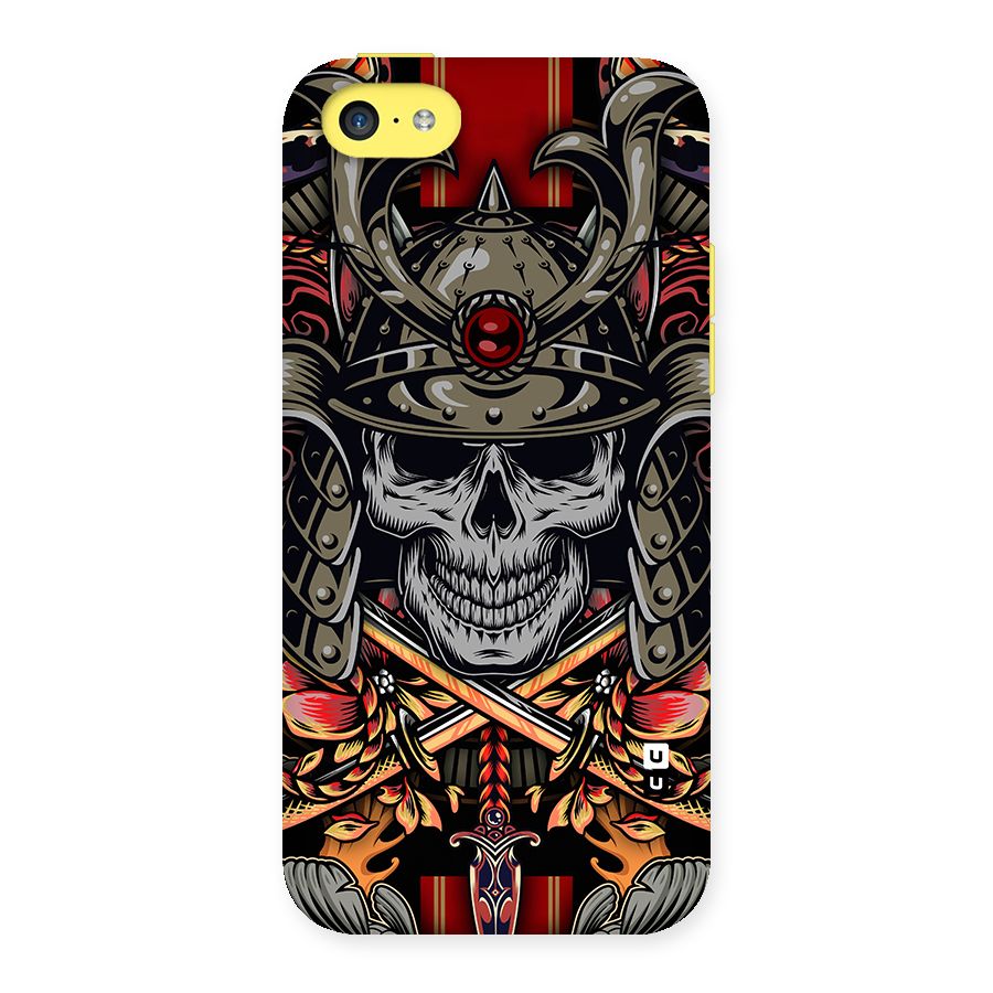 Skull Swords Snakes Back Case for iPhone 5C