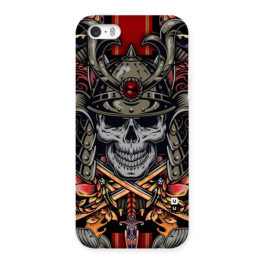 Skull Swords Snakes Back Case for iPhone SE