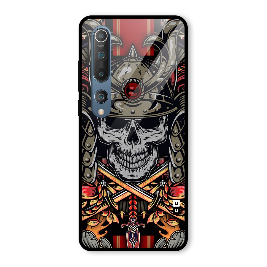 Skull Swords Snakes Glass Back Case for Mi 10