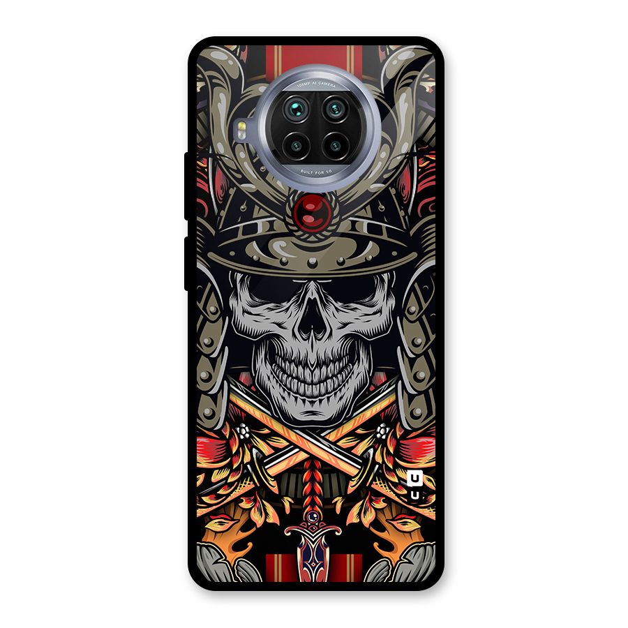 Skull Swords Snakes Glass Back Case for Mi 10i