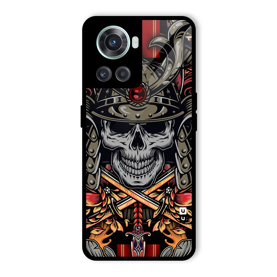 Skull Swords Snakes Glass Back Case for OnePlus 10R