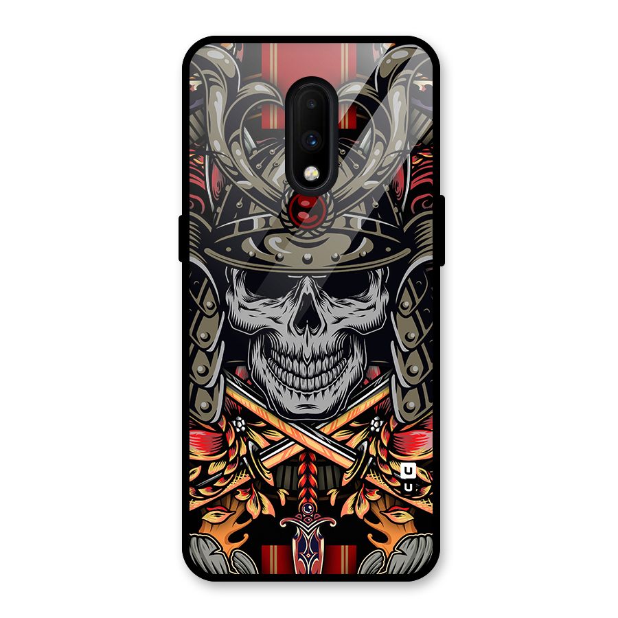 Skull Swords Snakes Glass Back Case for OnePlus 7