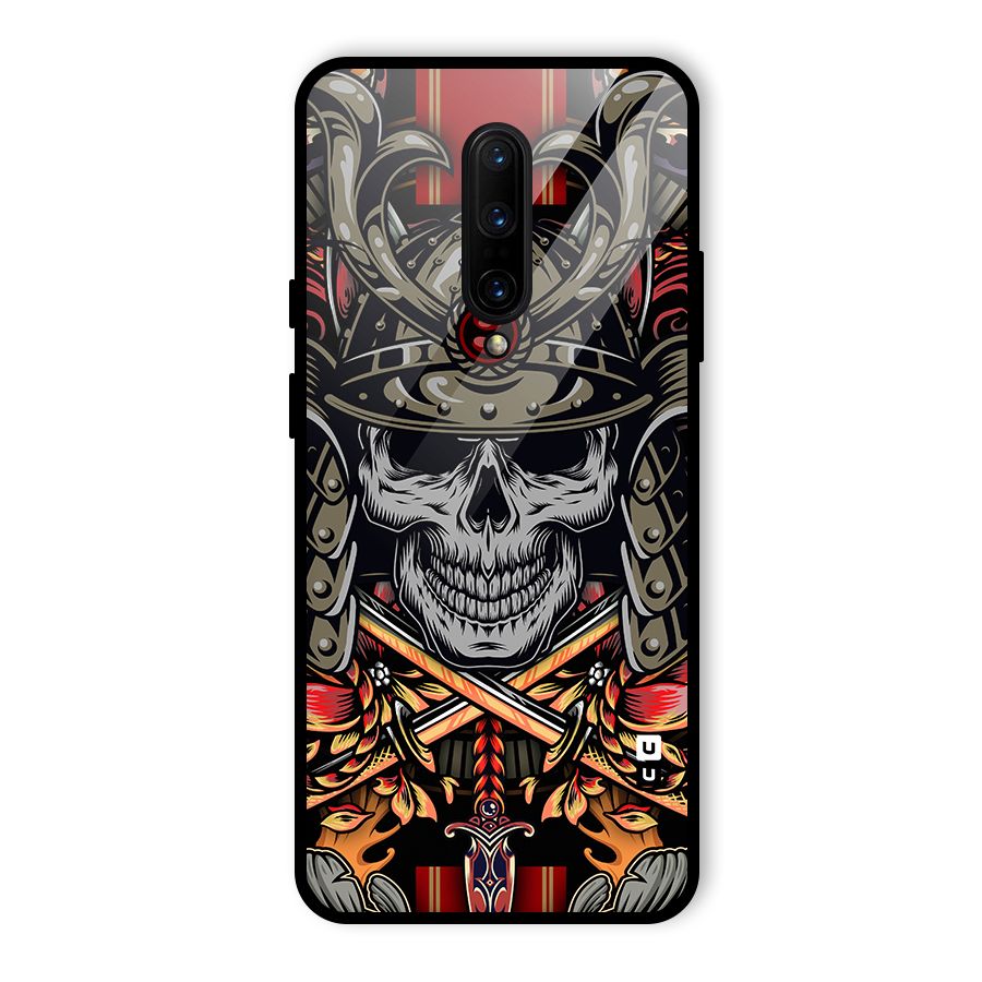 Skull Swords Snakes Glass Back Case for OnePlus 7 Pro