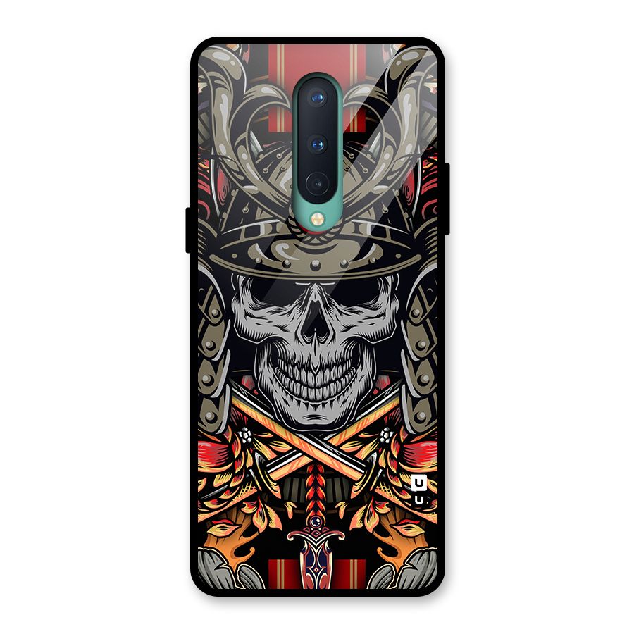 Skull Swords Snakes Glass Back Case for OnePlus 8