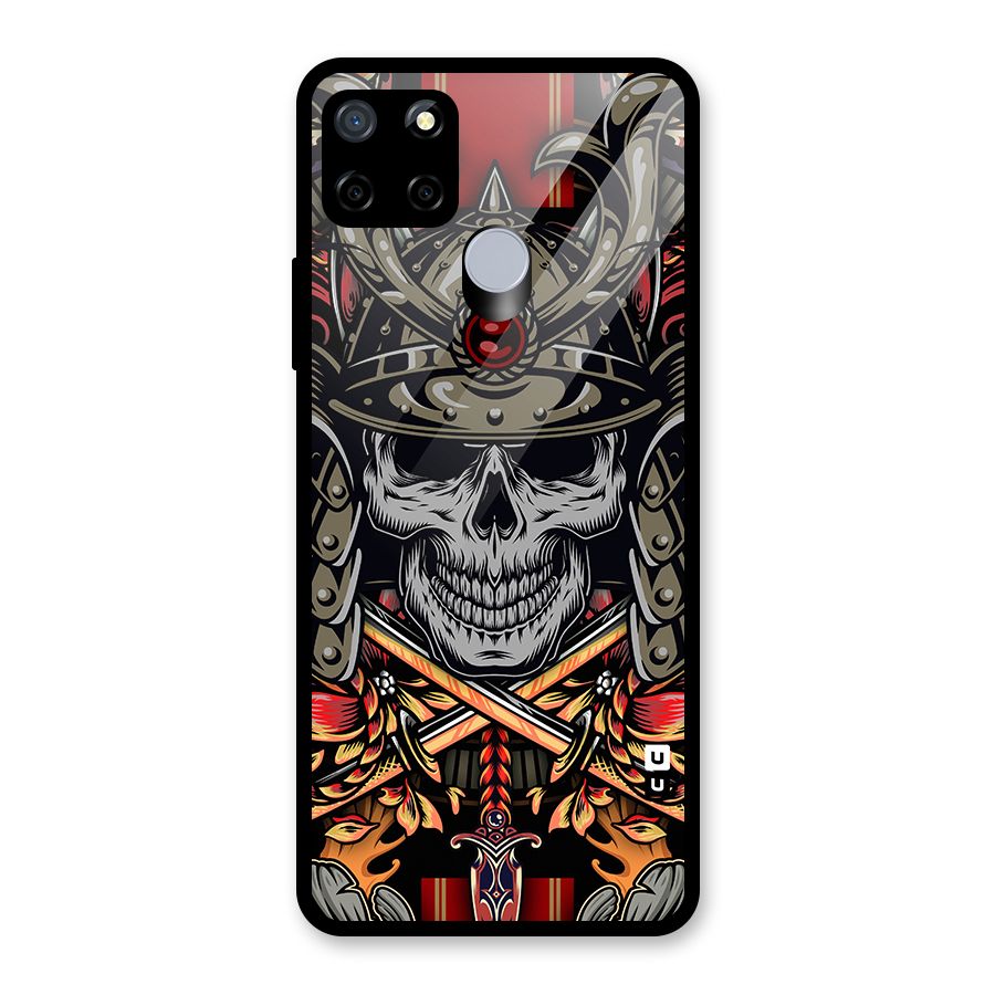 Skull Swords Snakes Glass Back Case for Realme Narzo 20