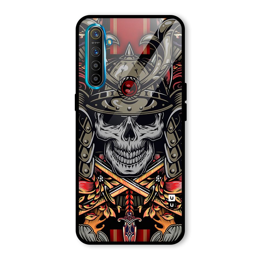 Skull Swords Snakes Glass Back Case for Realme X2