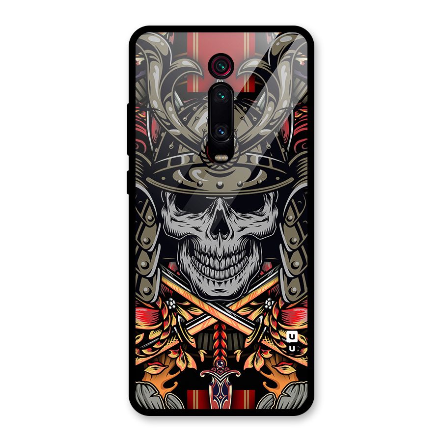 Skull Swords Snakes Glass Back Case for Redmi K20 Pro