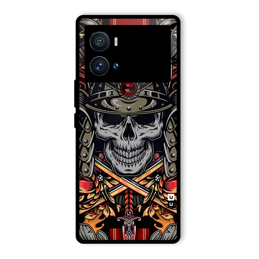 Skull Swords Snakes Glass Back Case for Vivo iQOO 9 Pro