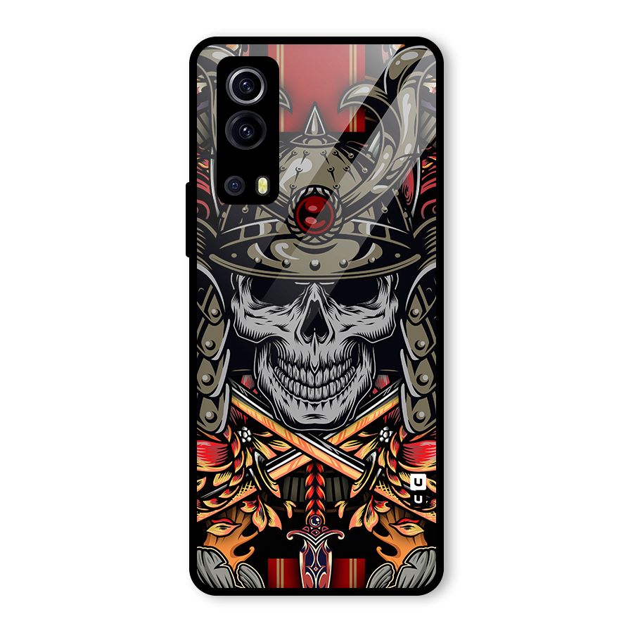 Skull Swords Snakes Glass Back Case for Vivo iQOO Z3
