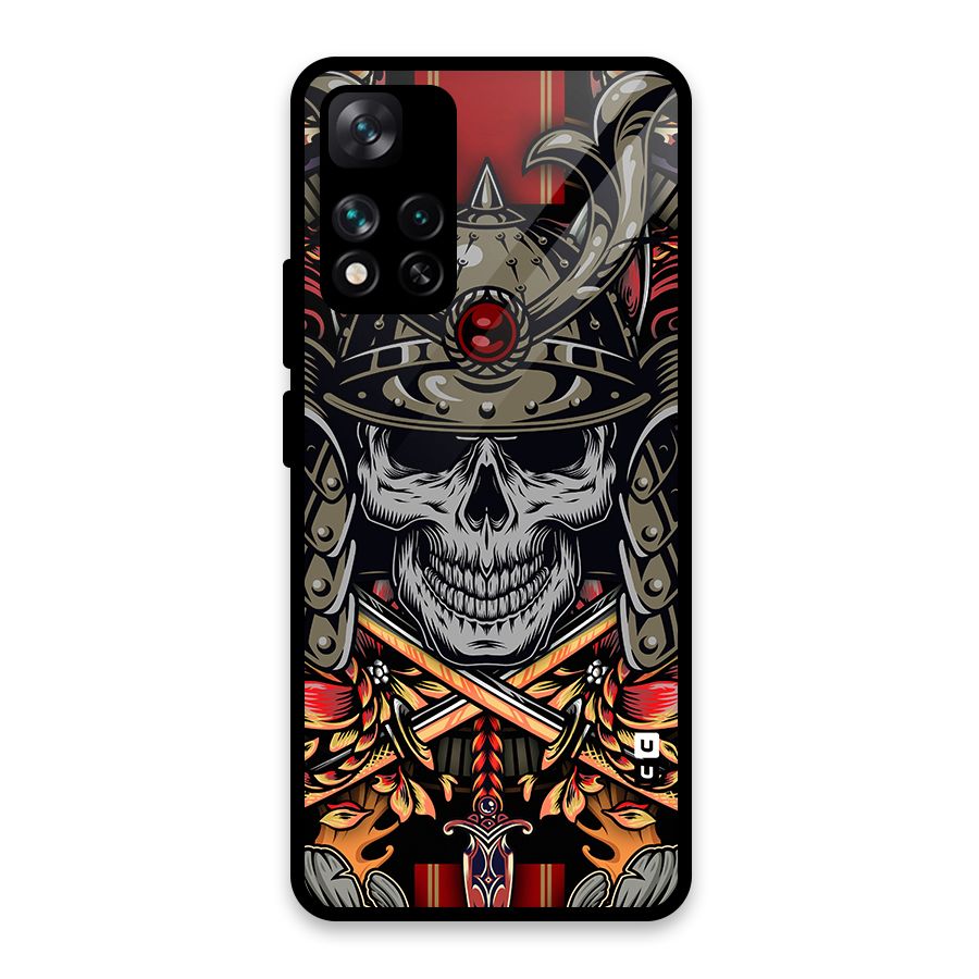 Skull Swords Snakes Glass Back Case for Xiaomi 11i HyperCharge 5G