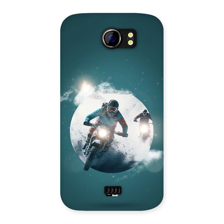 Sky Biker Back Case for Canvas 2 A110