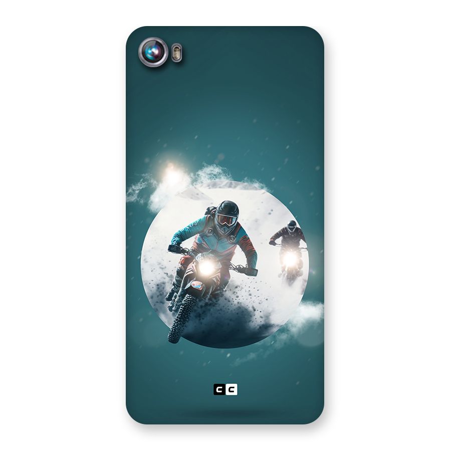 Sky Biker Back Case for Canvas Fire 4 (A107)