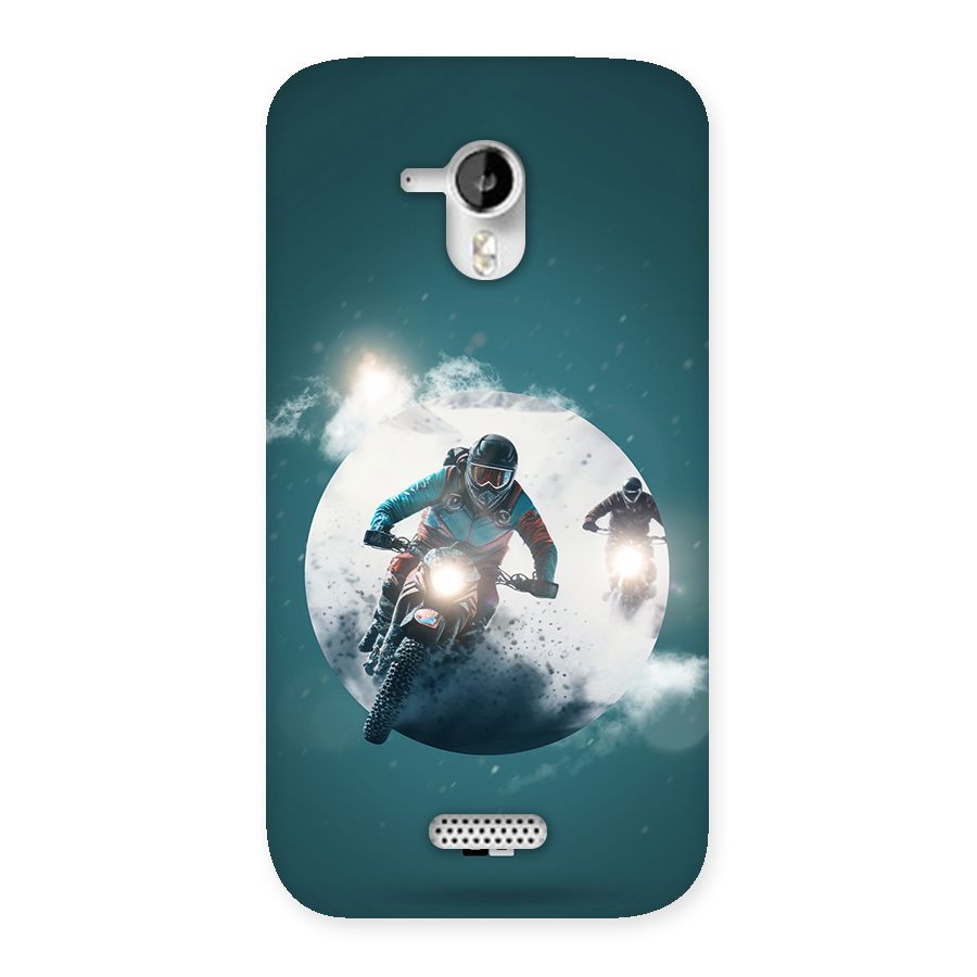 Sky Biker Back Case for Canvas HD A116