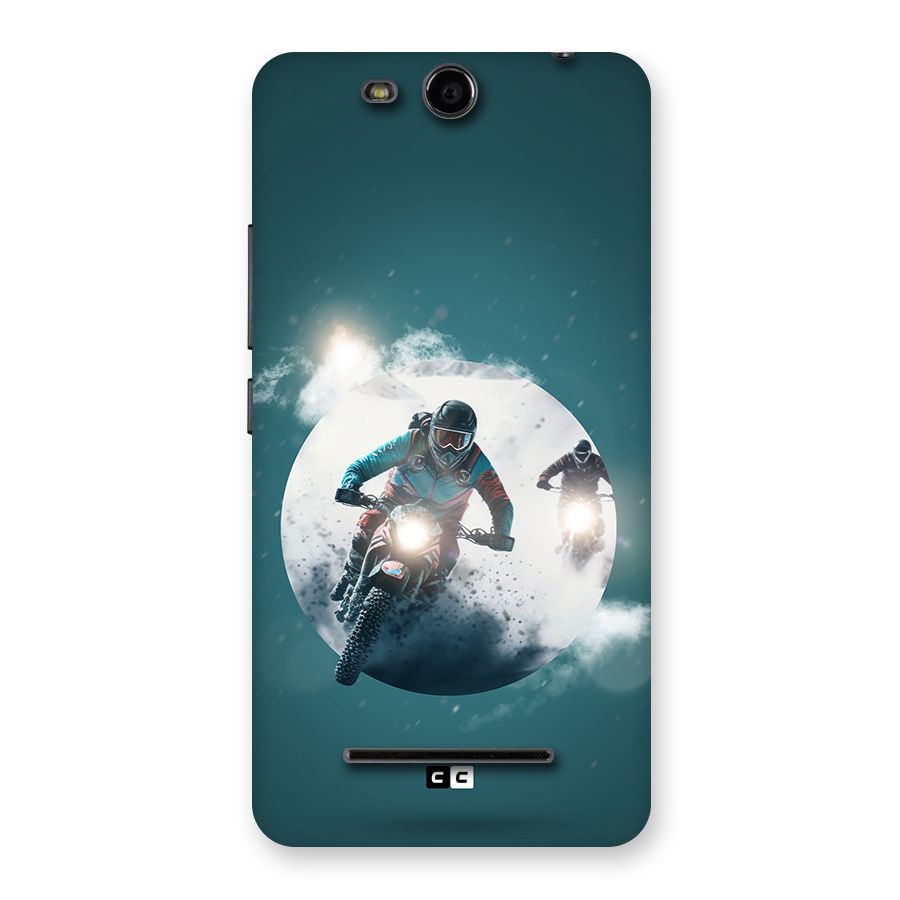 Sky Biker Back Case for Canvas Juice 3 Q392
