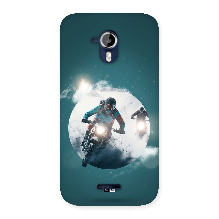 Sky Biker Back Case for Canvas Magnus A117