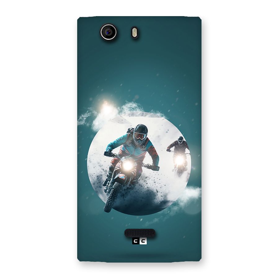 Sky Biker Back Case for Canvas Nitro 2 E311