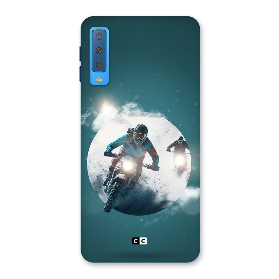 Sky Biker Back Case for Galaxy A7 (2018)