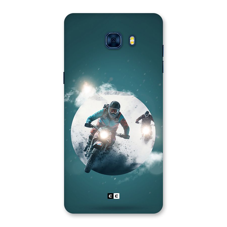 Sky Biker Back Case for Galaxy C7 Pro