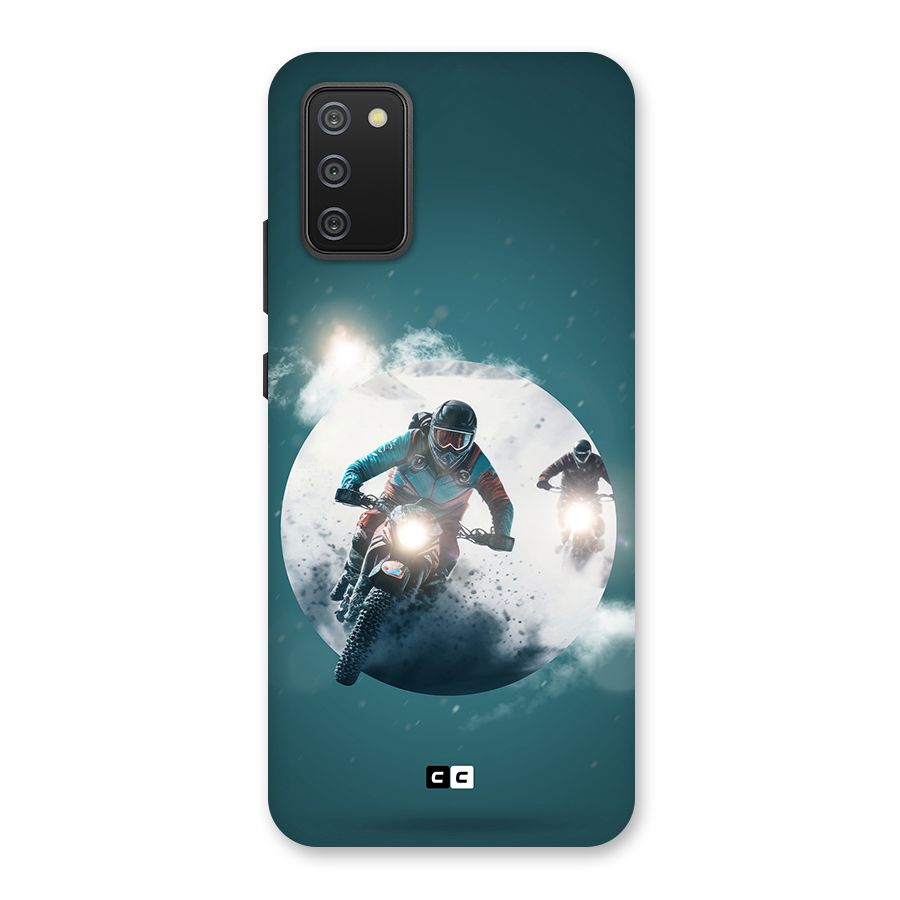 Sky Biker Back Case for Galaxy F02s
