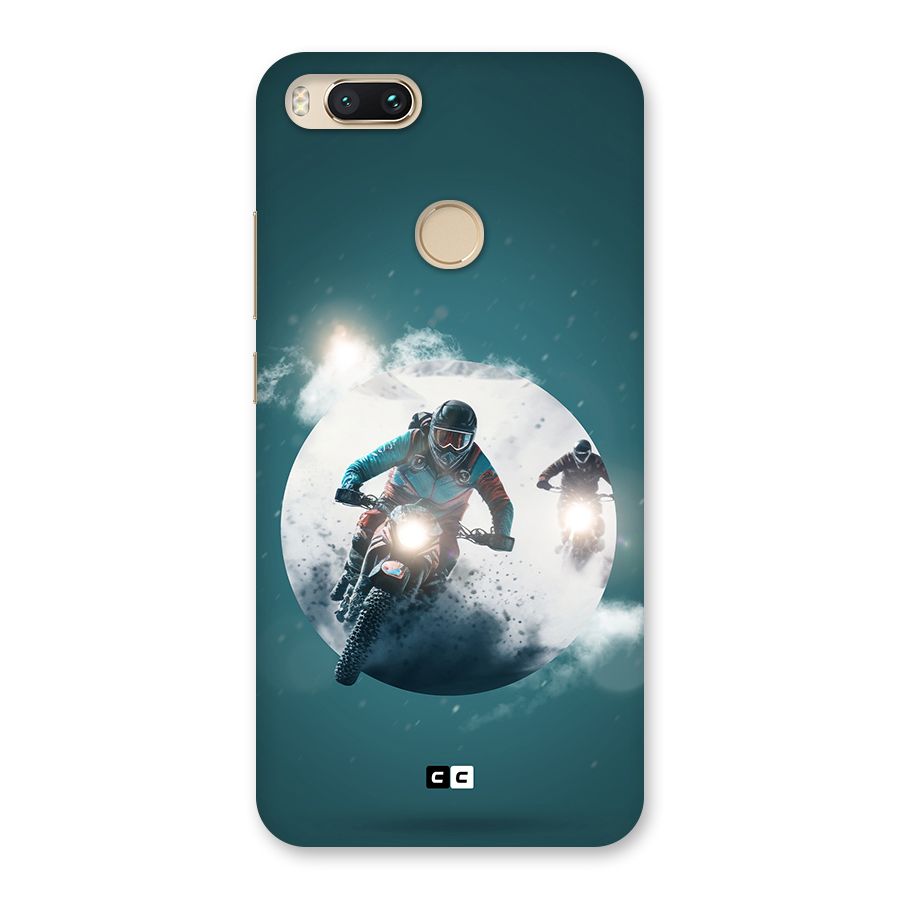 Sky Biker Back Case for Mi A1