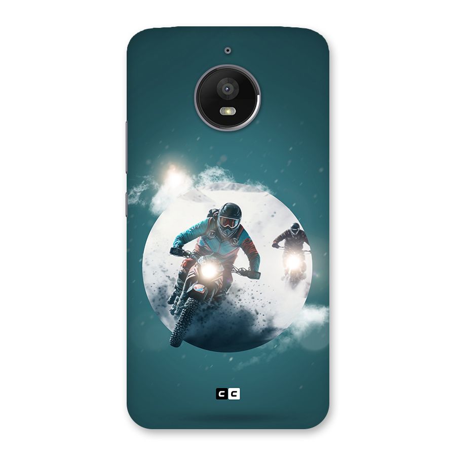 Sky Biker Back Case for Moto E4 Plus