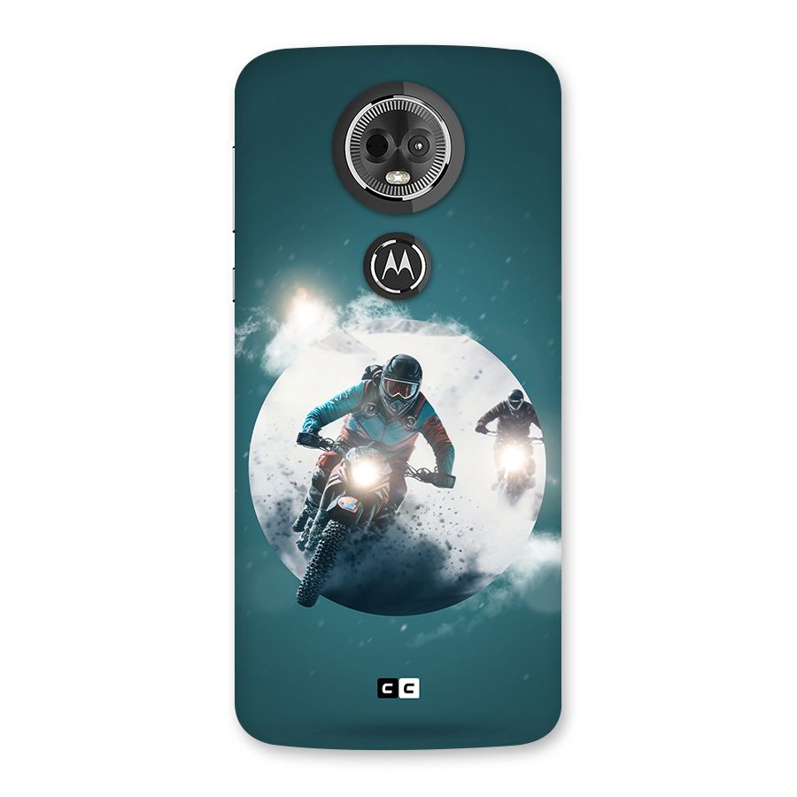 Sky Biker Back Case for Moto E5 Plus