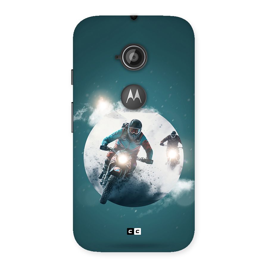 Sky Biker Back Case for Moto E 2nd Gen