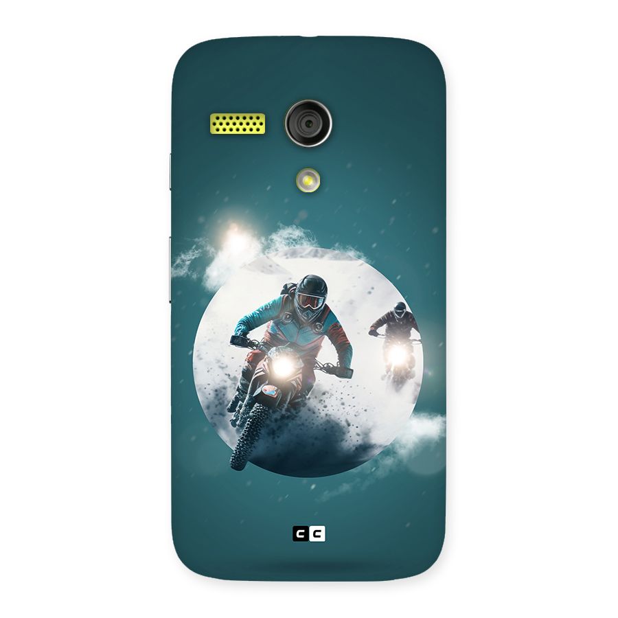Sky Biker Back Case for Moto G