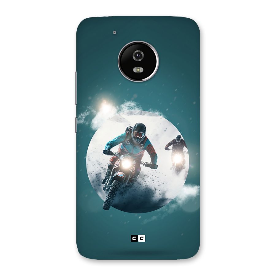 Sky Biker Back Case for Moto G5