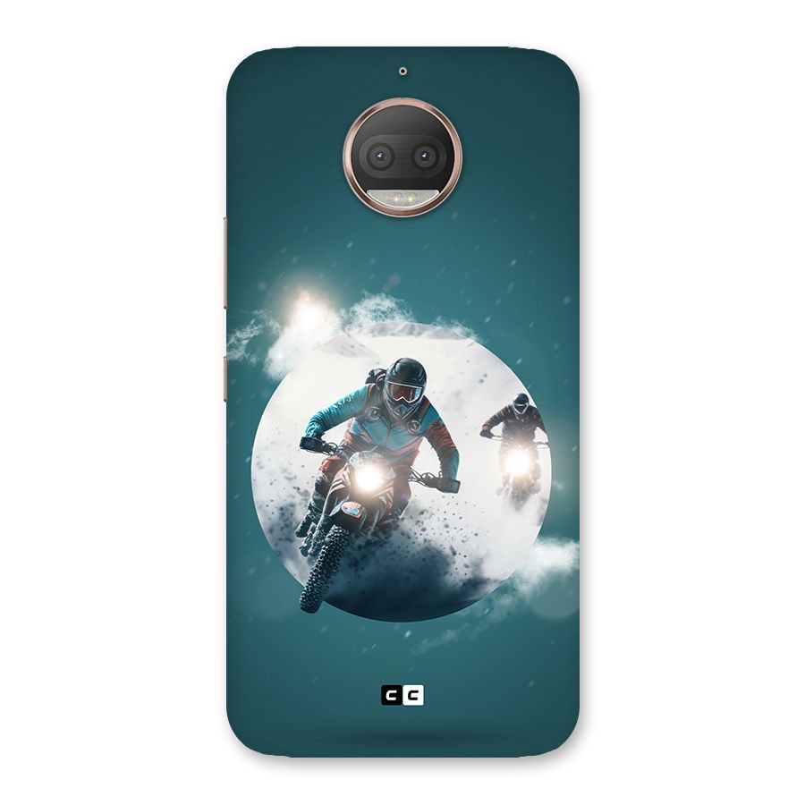 Sky Biker Back Case for Moto G5s Plus