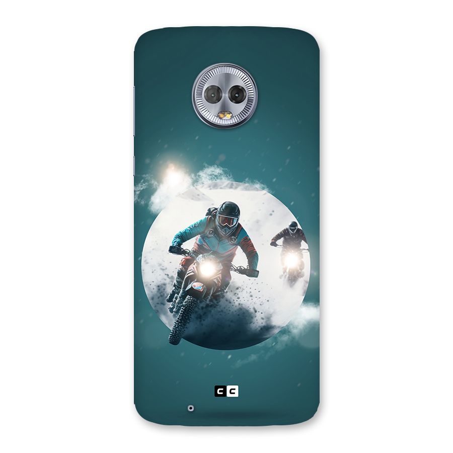 Sky Biker Back Case for Moto G6