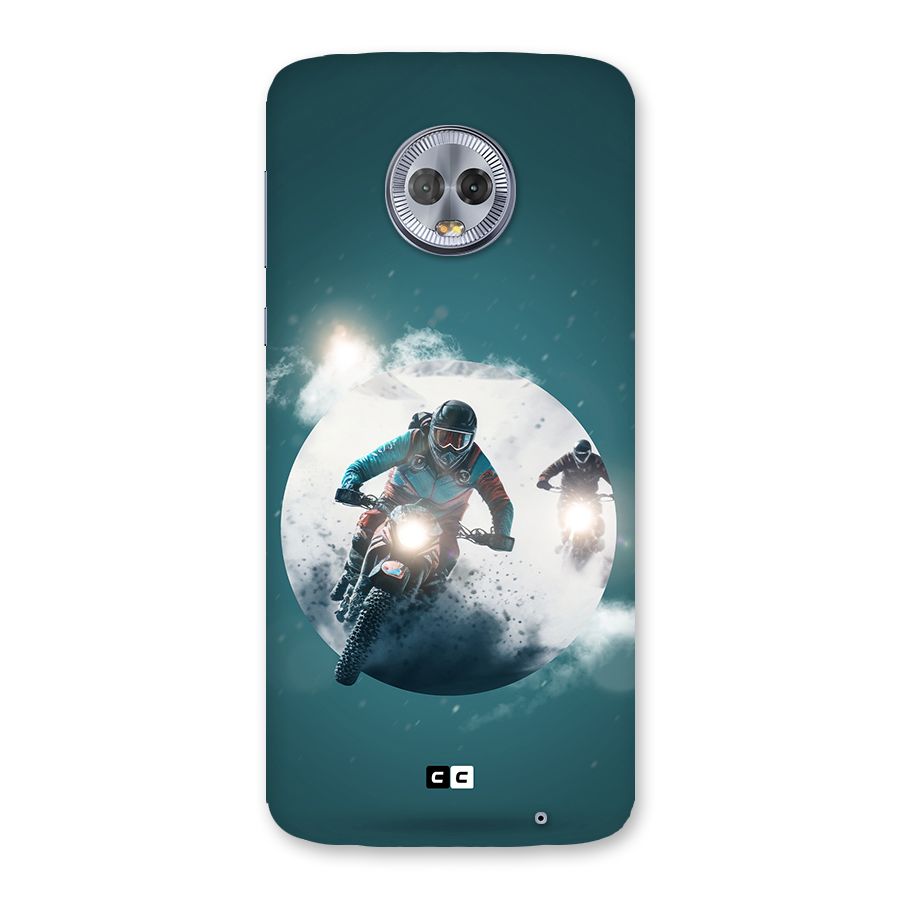 Sky Biker Back Case for Moto G6 Plus