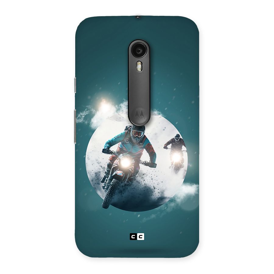 Sky Biker Back Case for Moto G Turbo