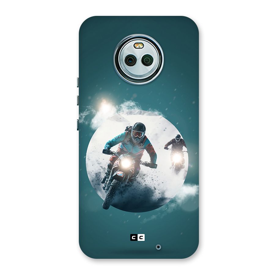 Sky Biker Back Case for Moto X4