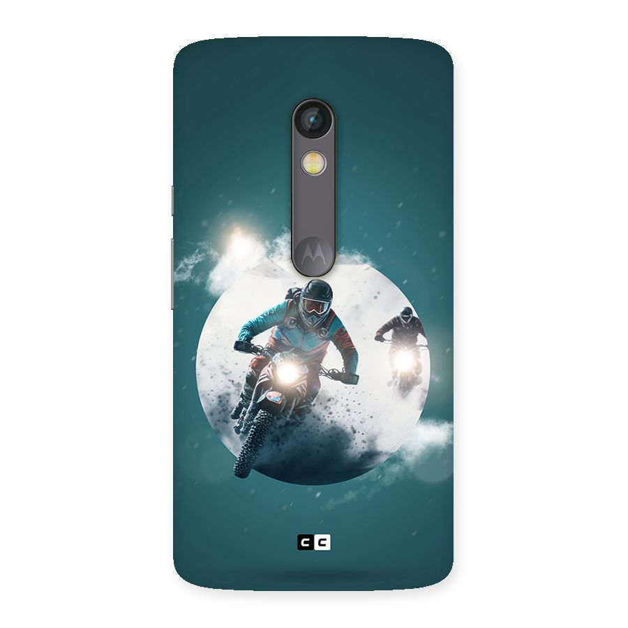 Sky Biker Back Case for Moto X Play